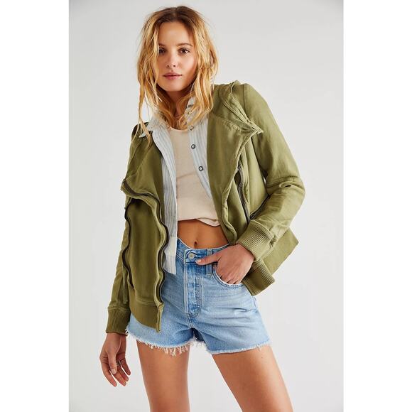 We The Free People Carmen Moto Jacket Small NWOT - Picture 1 of 11